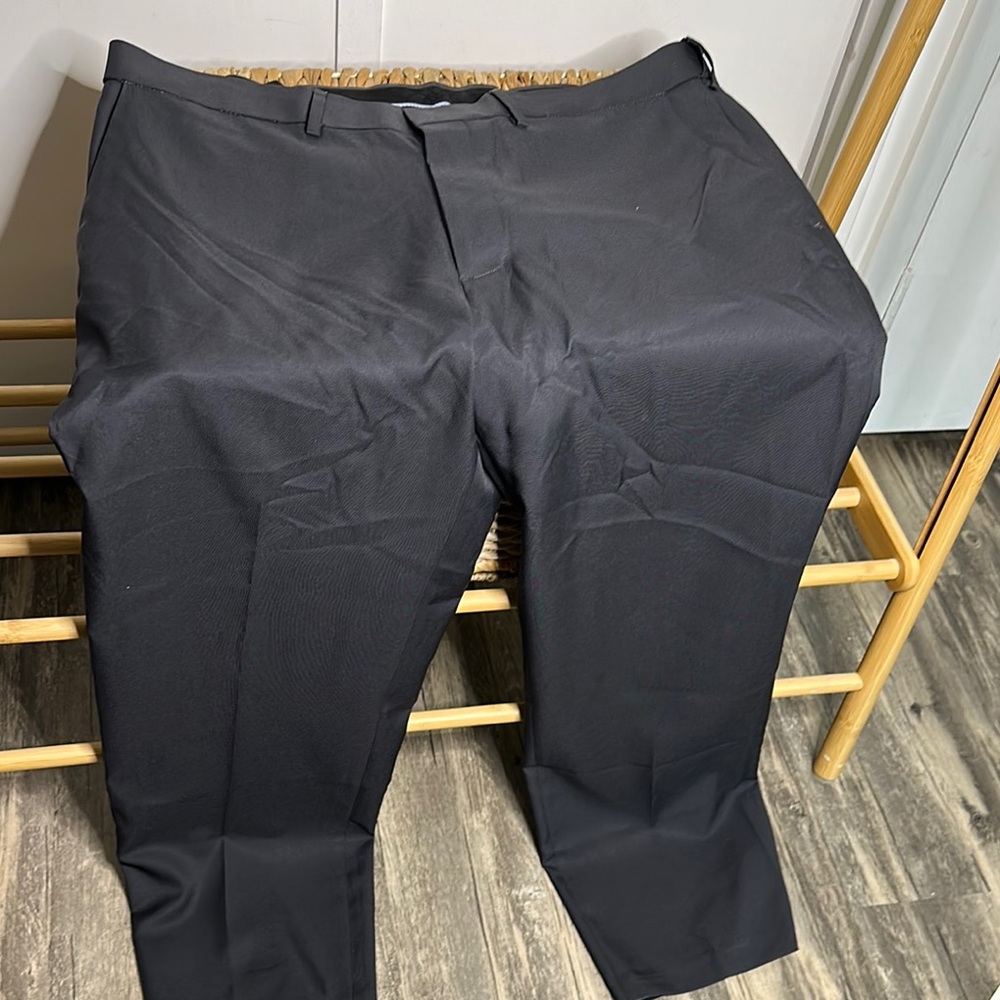Haggar Classic Black Dress Pants golf‎ pants 38x29